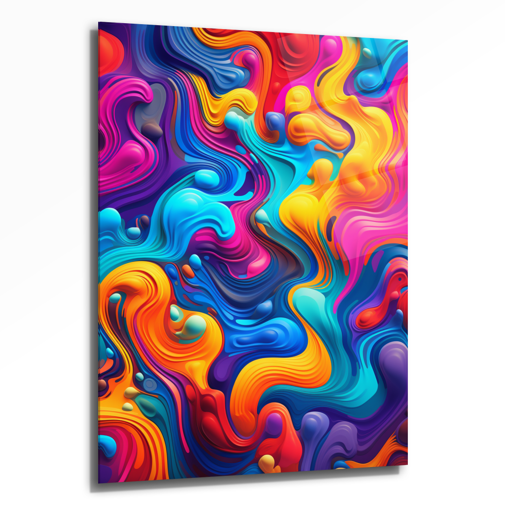 DEKORATİF DİKEY CAM TABLO - TT0057