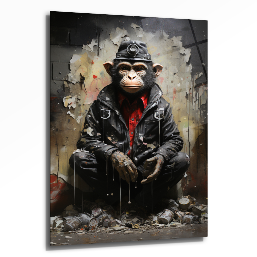 DEKORATİF DİKEY CAM TABLO - TT0007