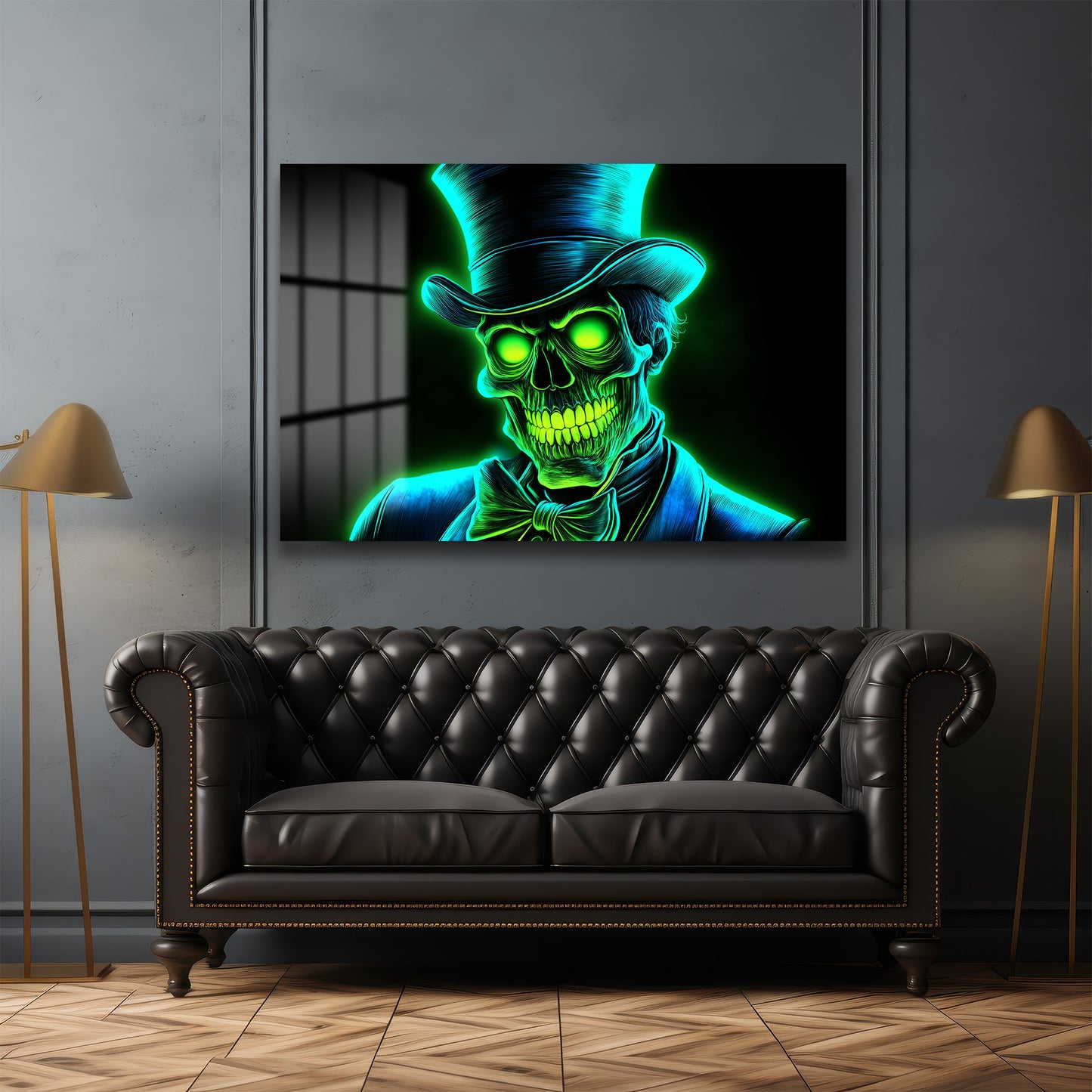 DEKORATİF YATAY CAM TABLO - TT2189