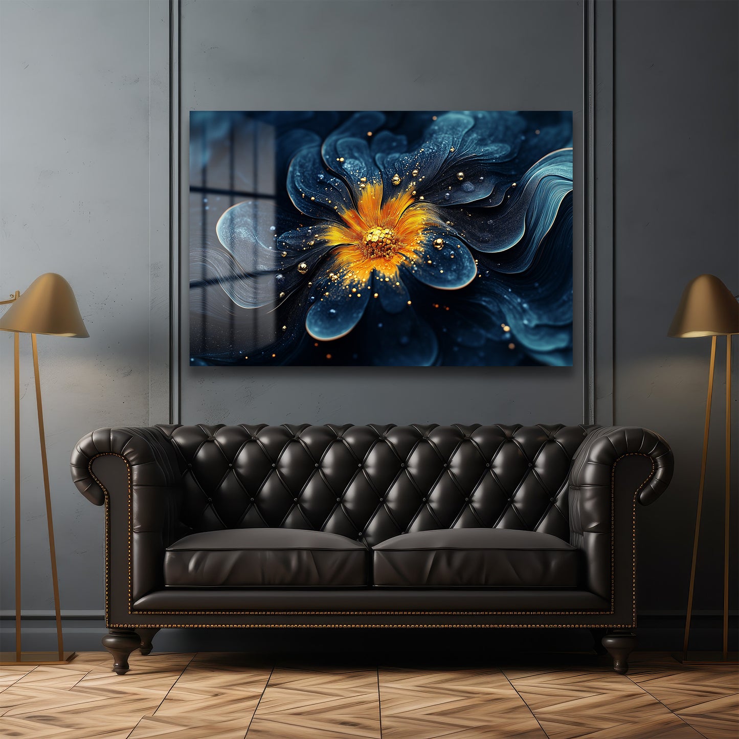 DEKORATİF YATAY CAM TABLO - TT2212