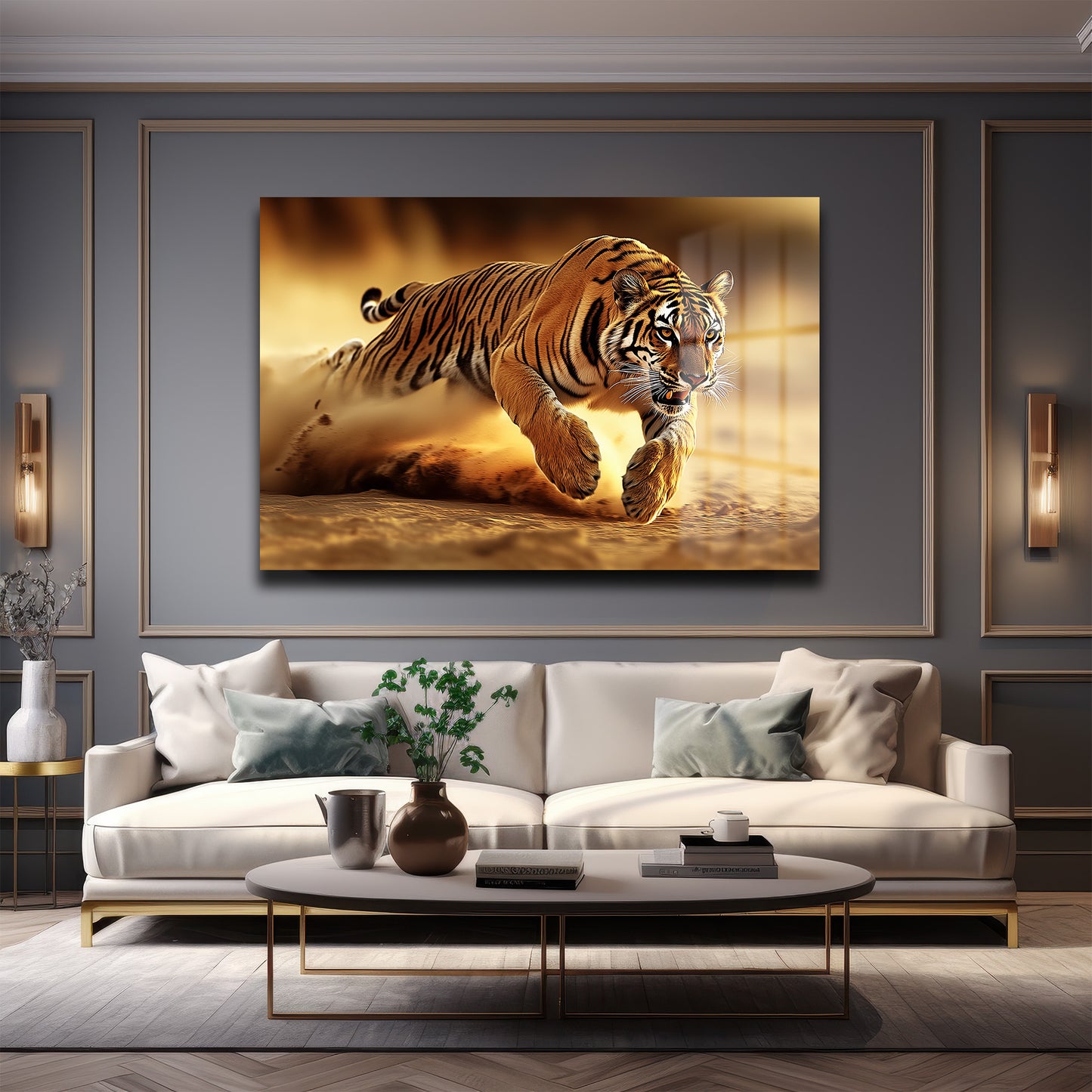 DEKORATİF YATAY CAM TABLO - TT2170