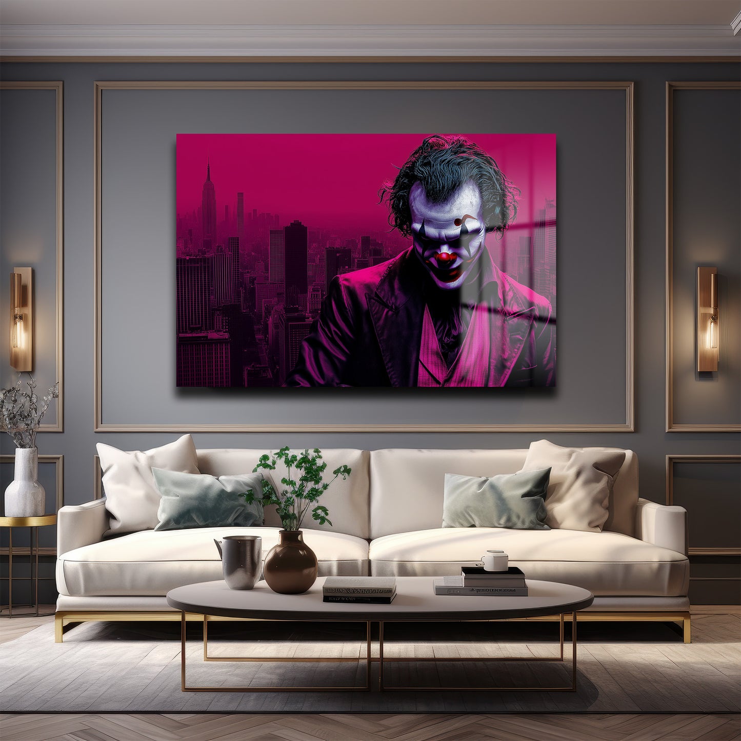 DEKORATİF YATAY CAM TABLO - TT2075