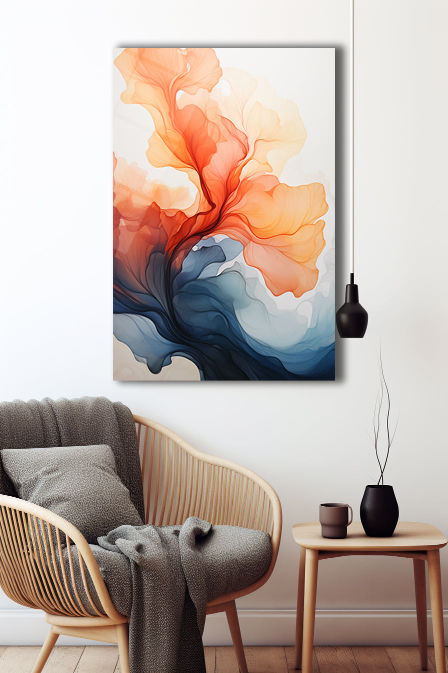 DEKORATİF DİKEY CAM TABLO - TT0052