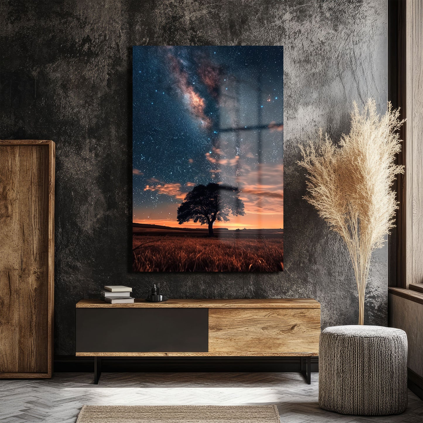 DEKORATİF DİKEY CAM TABLO - TT1608