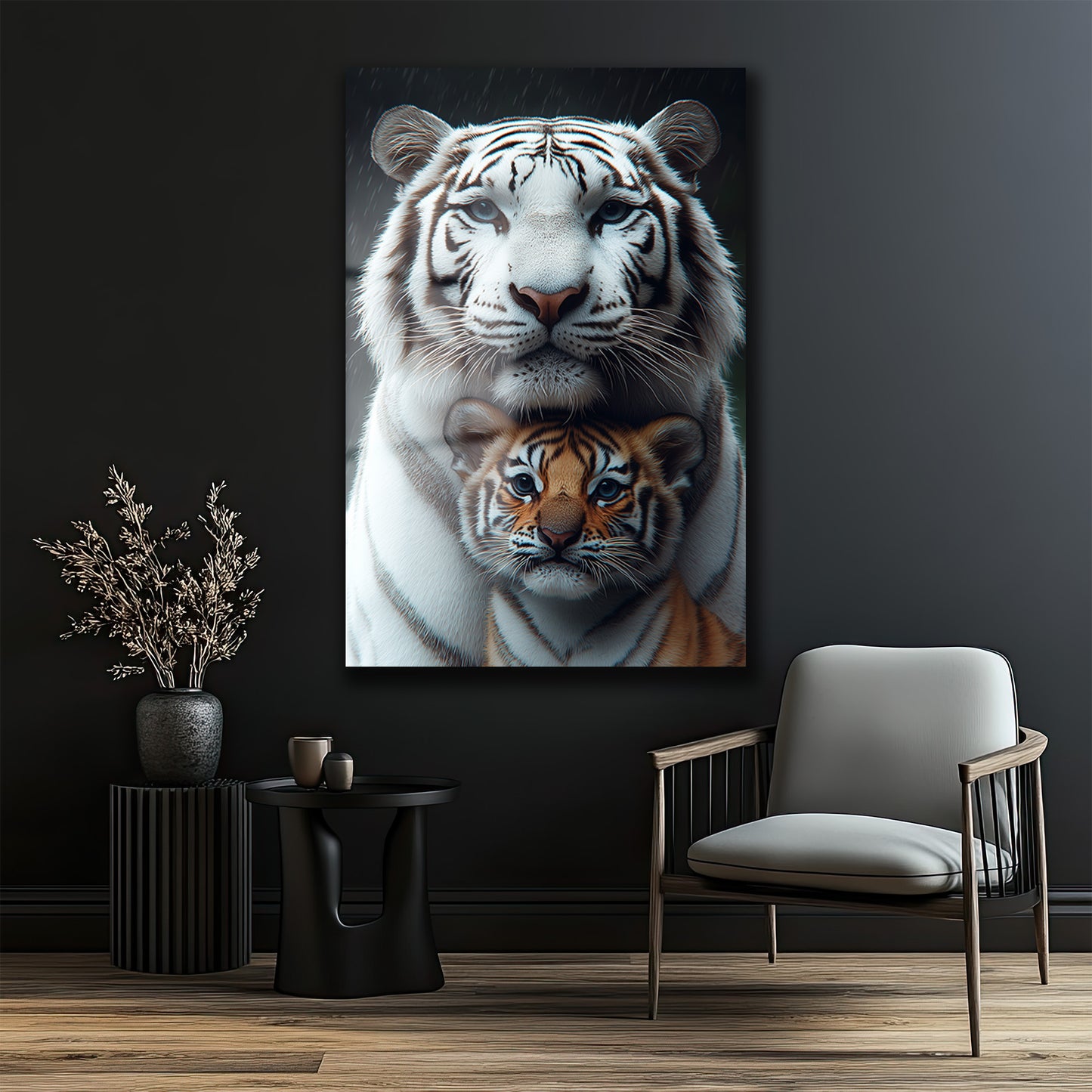 DEKORATİF DİKEY CAM TABLO - TT1727