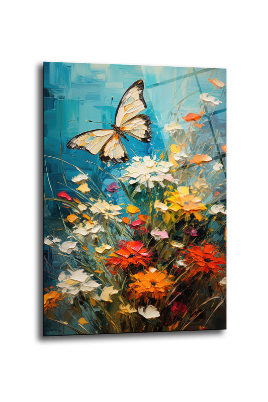 DEKORATİF DİKEY CAM TABLO - TT0492