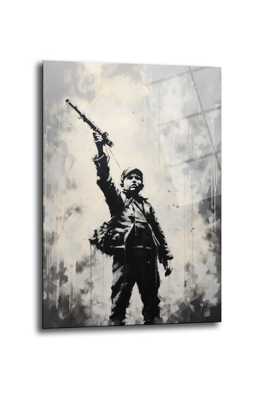 DEKORATİF DİKEY CAM TABLO - TT0289