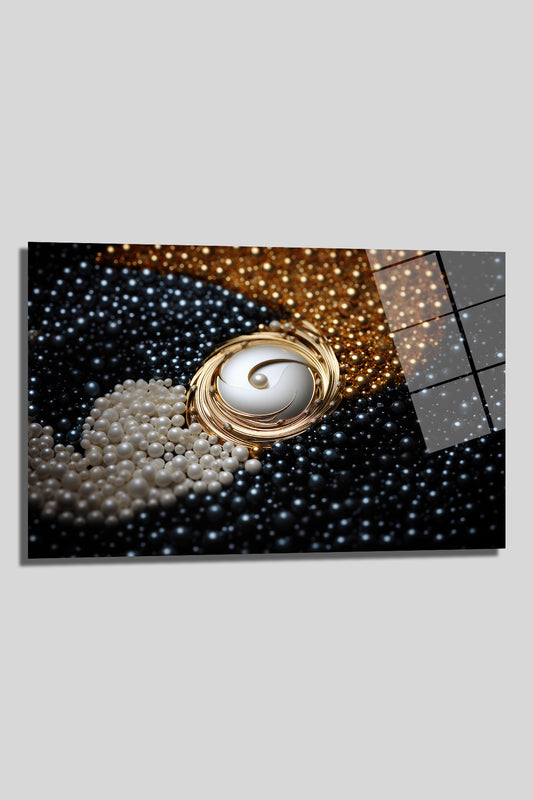 DEKORATİF YATAY CAM TABLO - TT0174