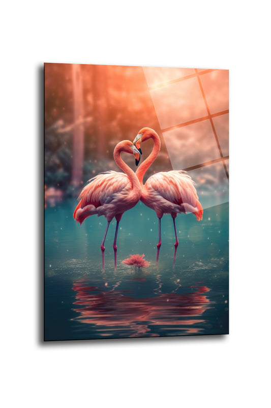 DEKORATİF DİKEY CAM TABLO - TT0244