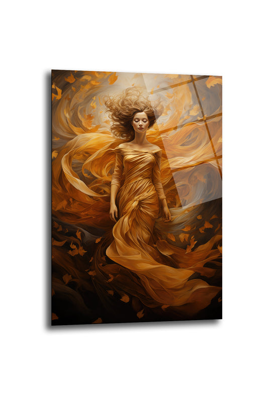 DEKORATİF DİKEY CAM TABLO - TT0518