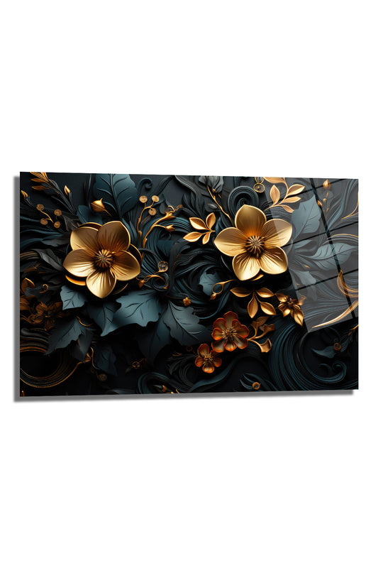 DEKORATİF YATAY CAM TABLO - TT0439