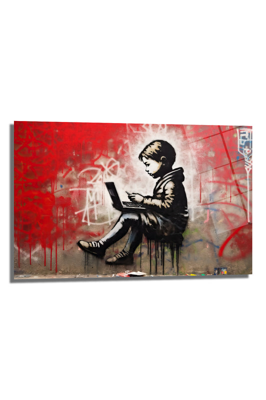 DEKORATİF YATAY CAM TABLO - TT0272