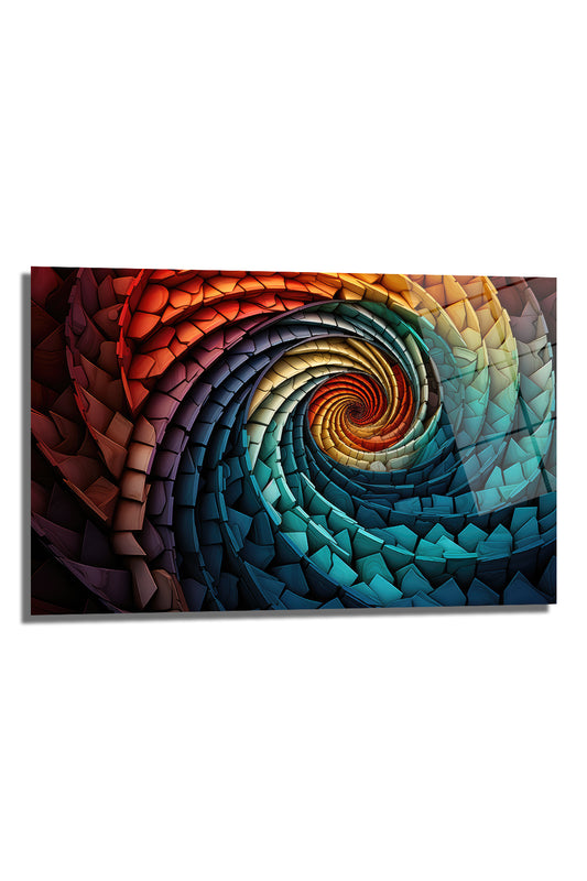 DEKORATİF YATAY CAM TABLO - TT0436