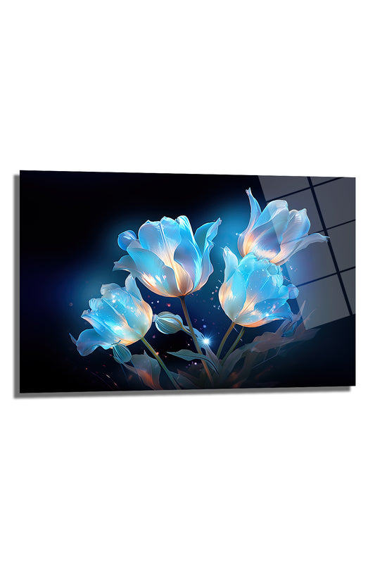 DEKORATİF YATAY CAM TABLO - TT0248