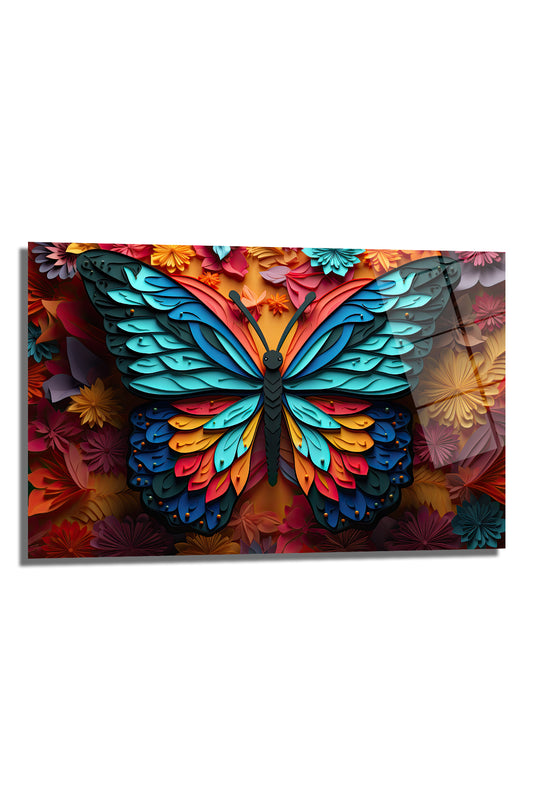 DEKORATİF YATAY CAM TABLO - TT0416