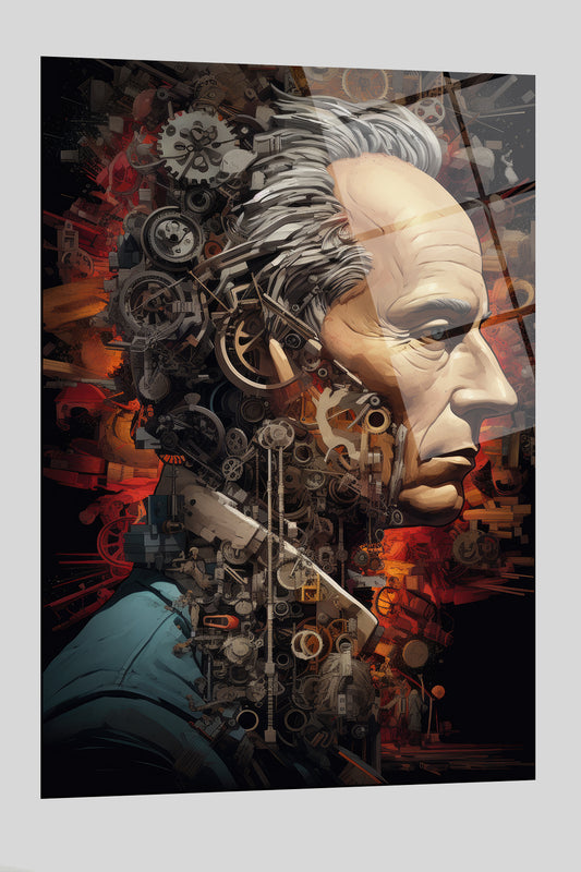 DEKORATİF DİKEY CAM TABLO - TT0153