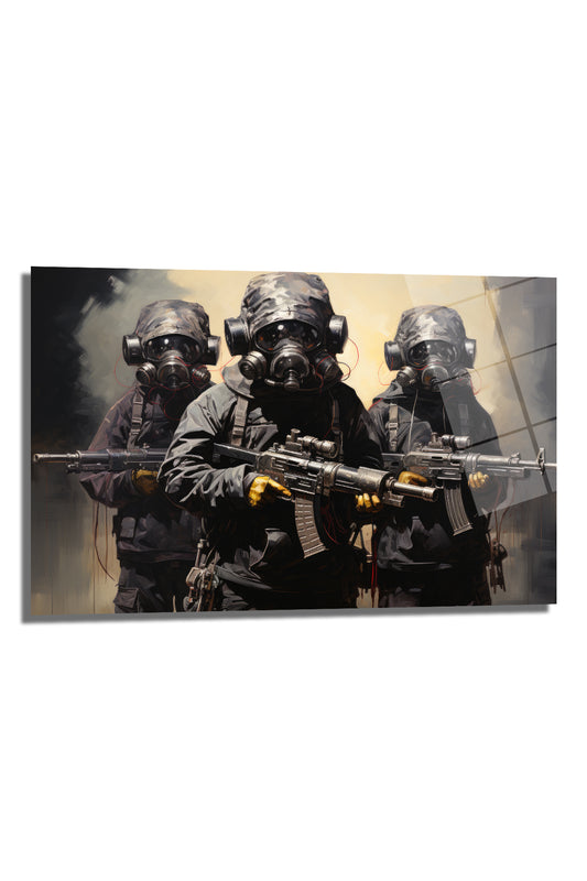 DEKORATİF YATAY CAM TABLO - TT0284