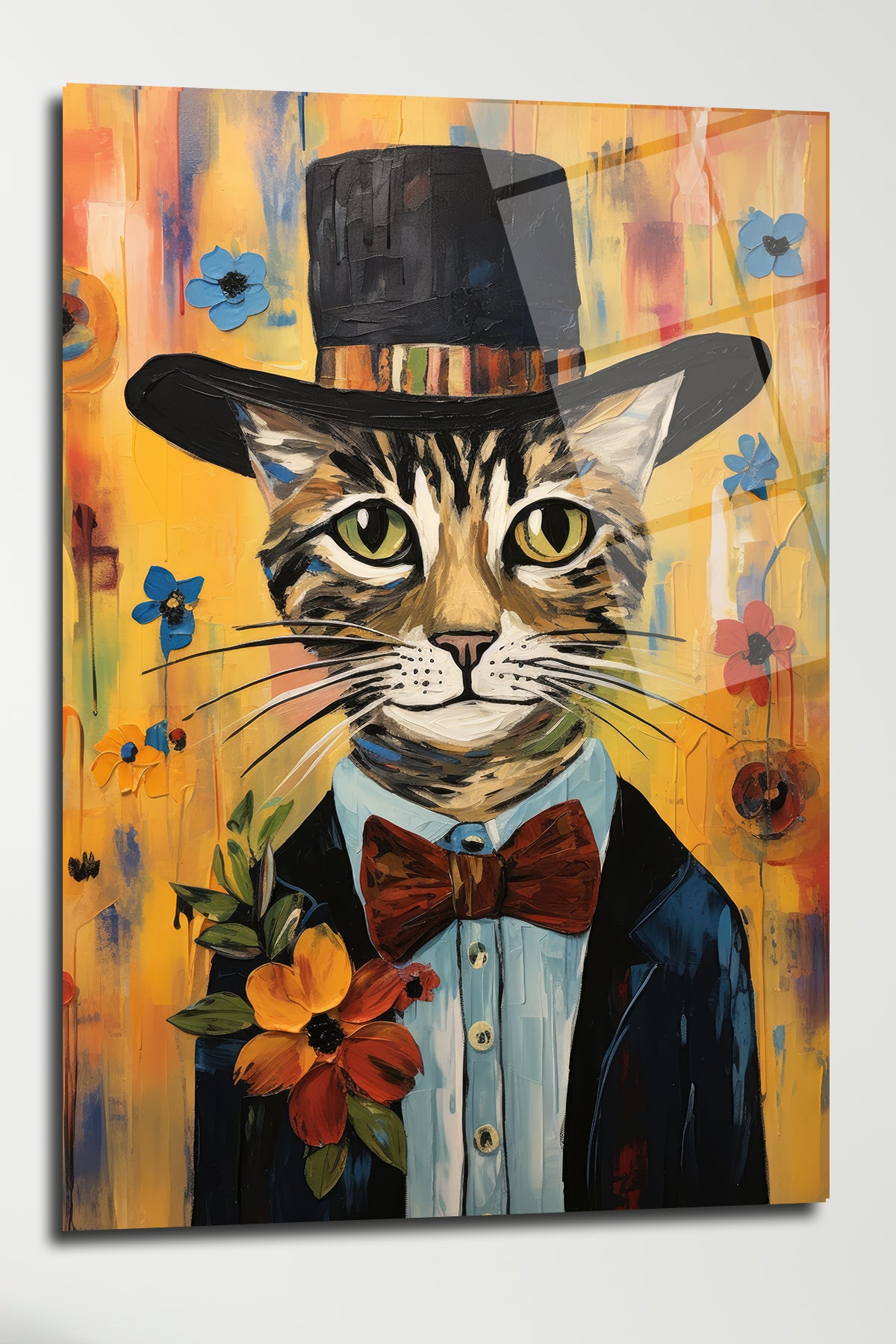 DEKORATİF DİKEY CAM TABLO - TT0120