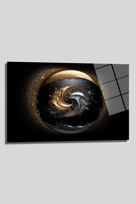 DEKORATİF YATAY CAM TABLO - TT0175