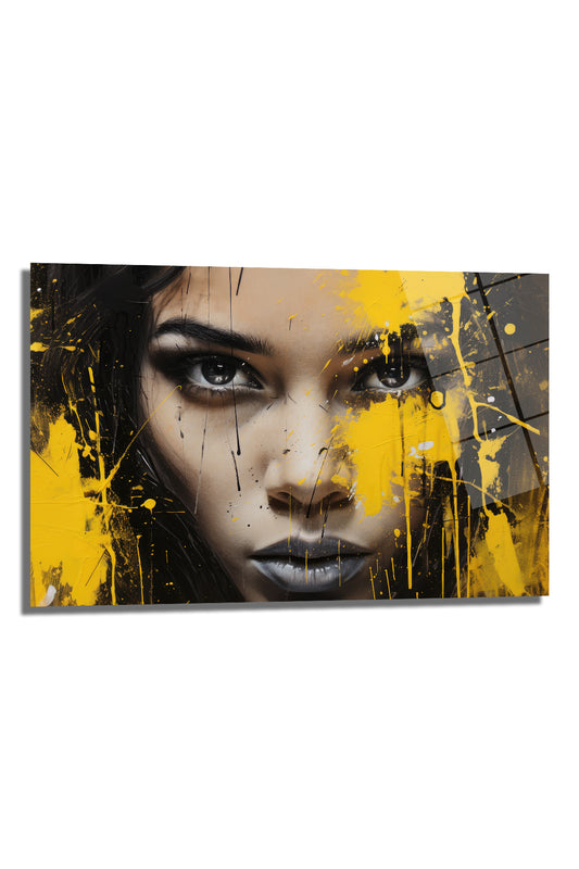 DEKORATİF YATAY CAM TABLO - TT0381