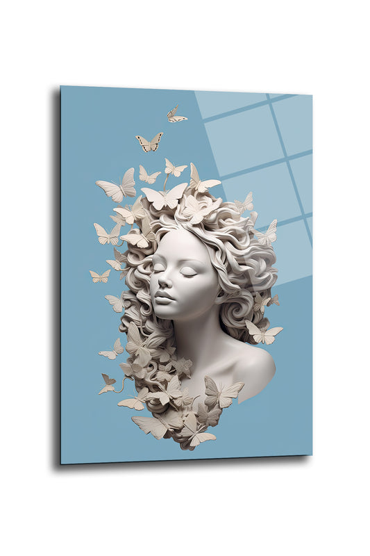 DEKORATİF DİKEY CAM TABLO - TT0247