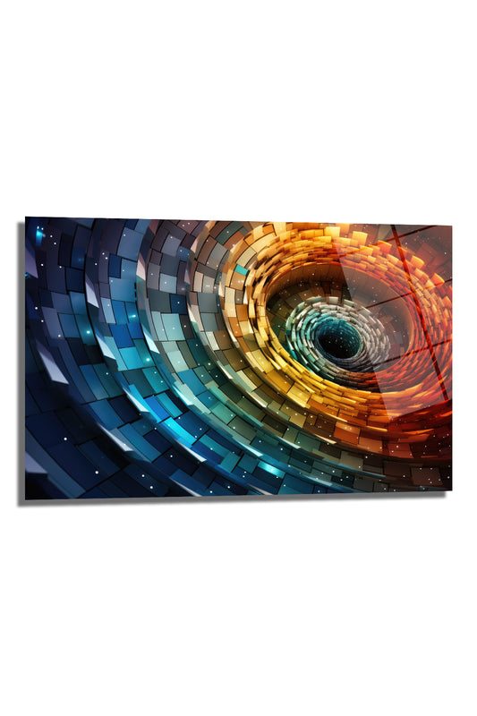 DEKORATİF YATAY CAM TABLO - TT0437