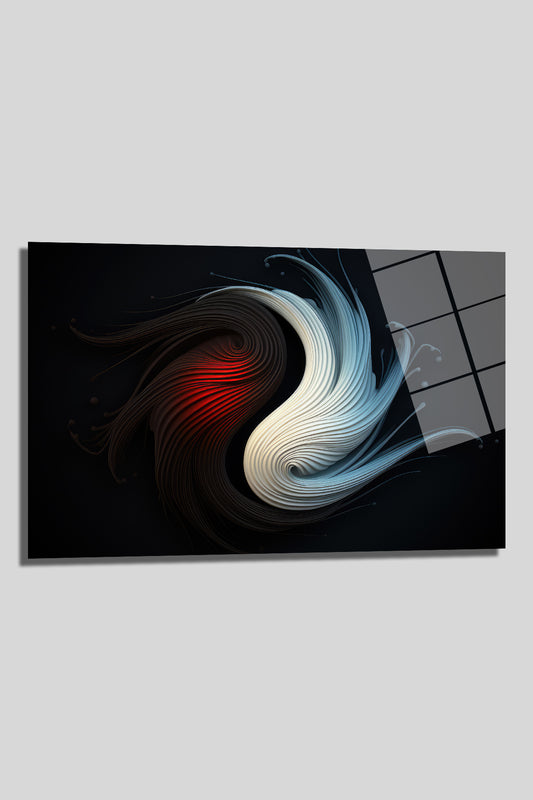 DEKORATİF YATAY CAM TABLO - TT0184