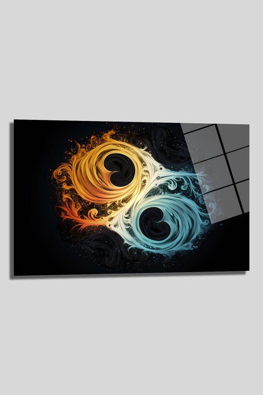 DEKORATİF YATAY CAM TABLO - TT0182