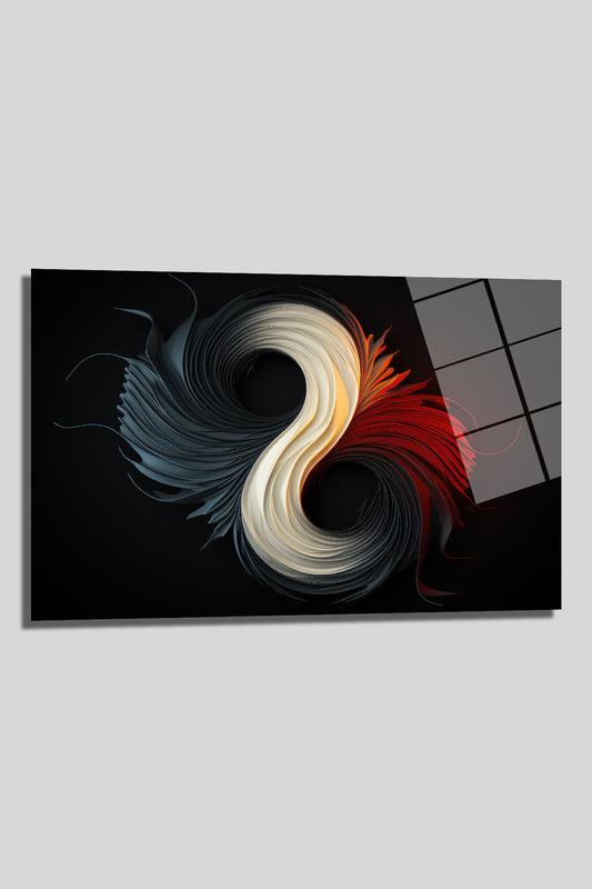 DEKORATİF YATAY CAM TABLO - TT0183