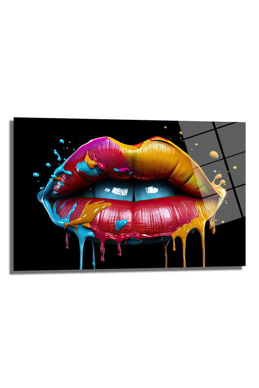 DEKORATİF YATAY CAM TABLO - TT0192