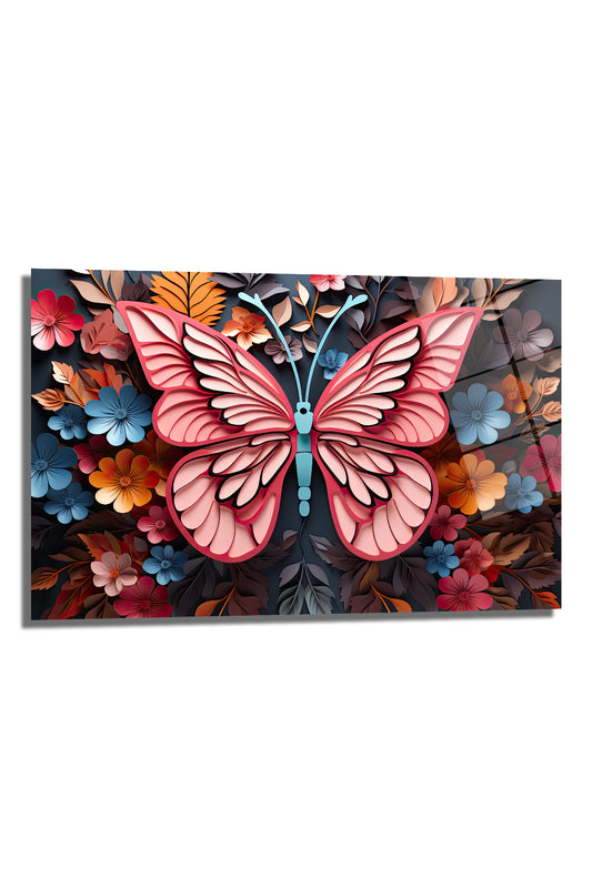 DEKORATİF YATAY CAM TABLO - TT0420