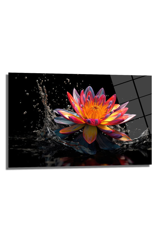 DEKORATİF YATAY CAM TABLO - TT0256