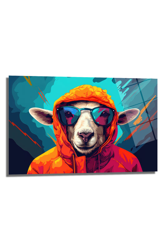 DEKORATİF YATAY CAM TABLO - TT0449