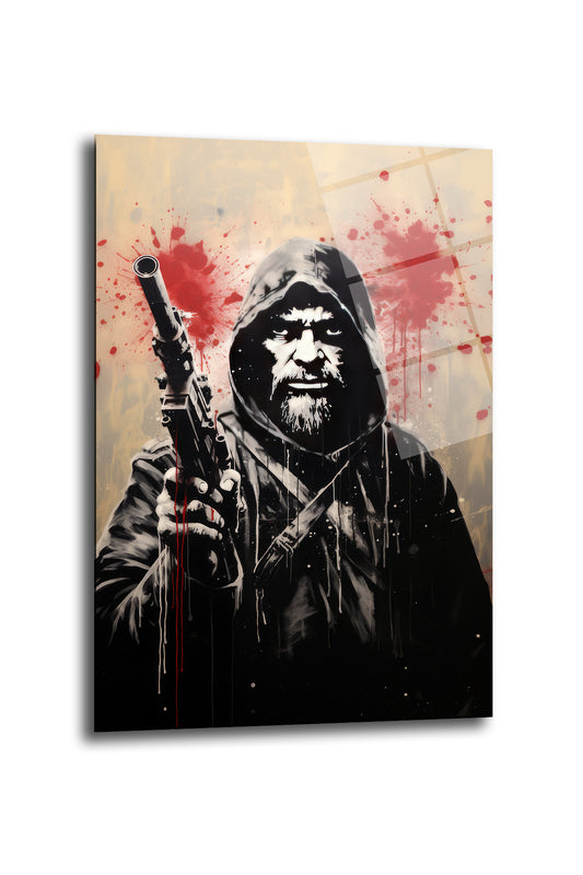 DEKORATİF DİKEY CAM TABLO - TT0291