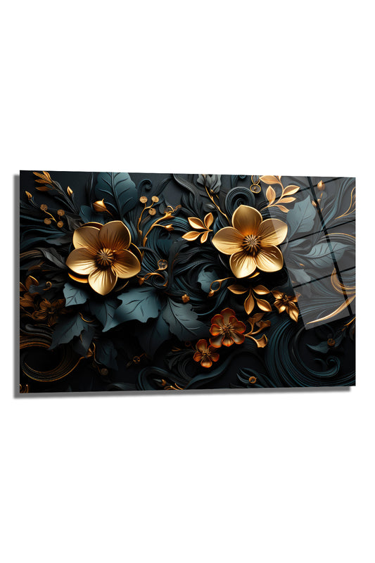 DEKORATİF YATAY CAM TABLO - TT0444