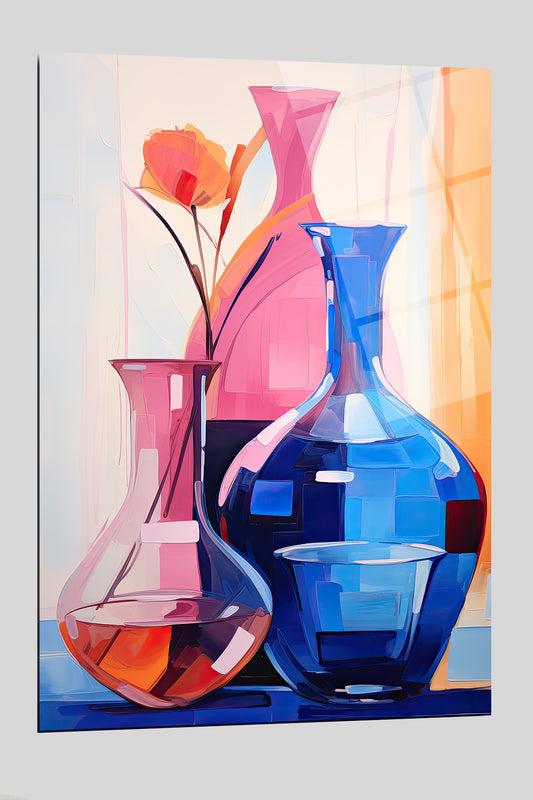 DEKORATİF DİKEY CAM TABLO - TT0159