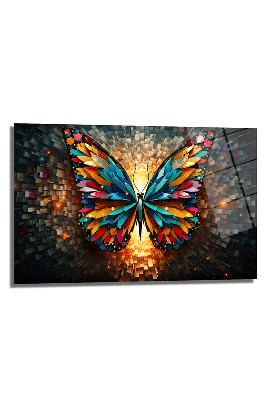 DEKORATİF YATAY CAM TABLO - TT0423