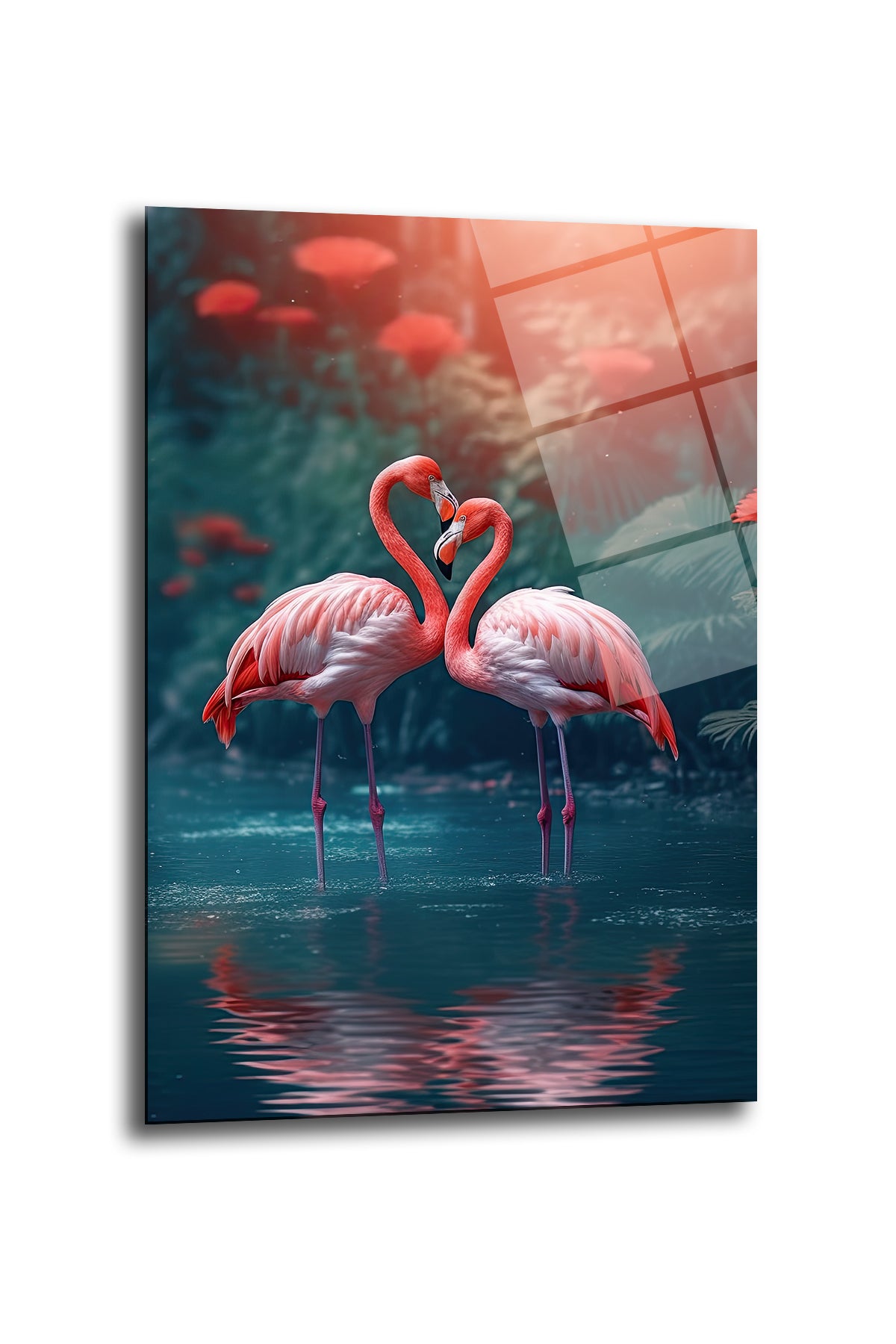 DEKORATİF DİKEY CAM TABLO - TT0245