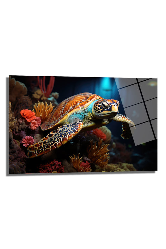 DEKORATİF YATAY CAM TABLO - TT0213