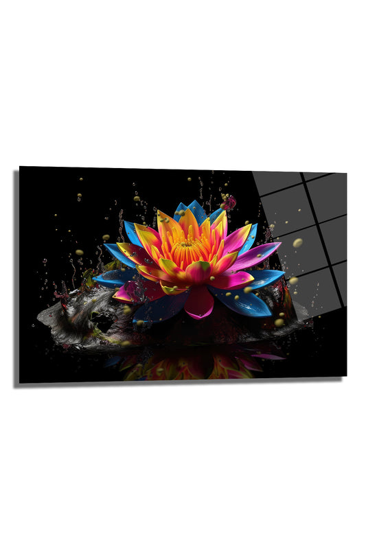 DEKORATİF YATAY CAM TABLO - TT0255