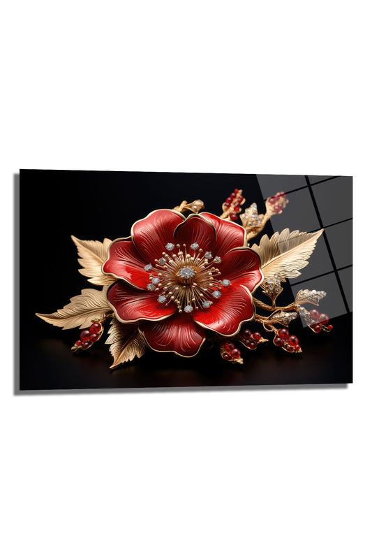 DEKORATİF YATAY CAM TABLO - TT0250