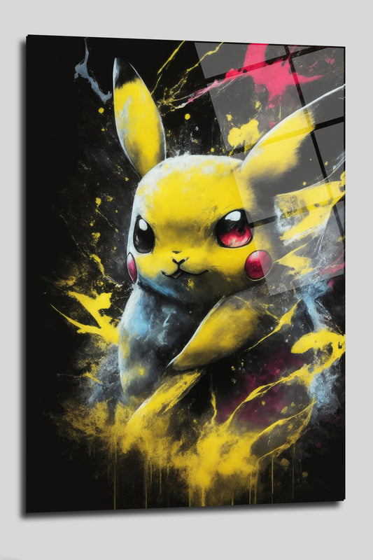 DEKORATİF DİKEY CAM TABLO - TT0139