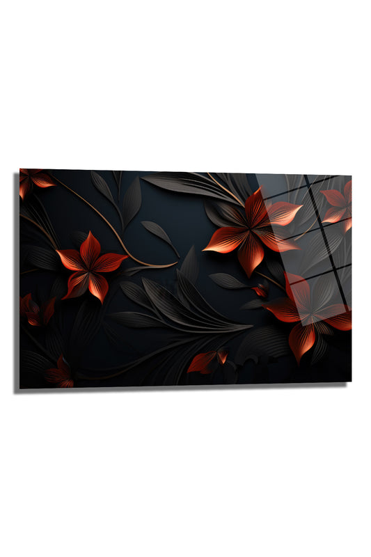 DEKORATİF YATAY CAM TABLO - TT0440