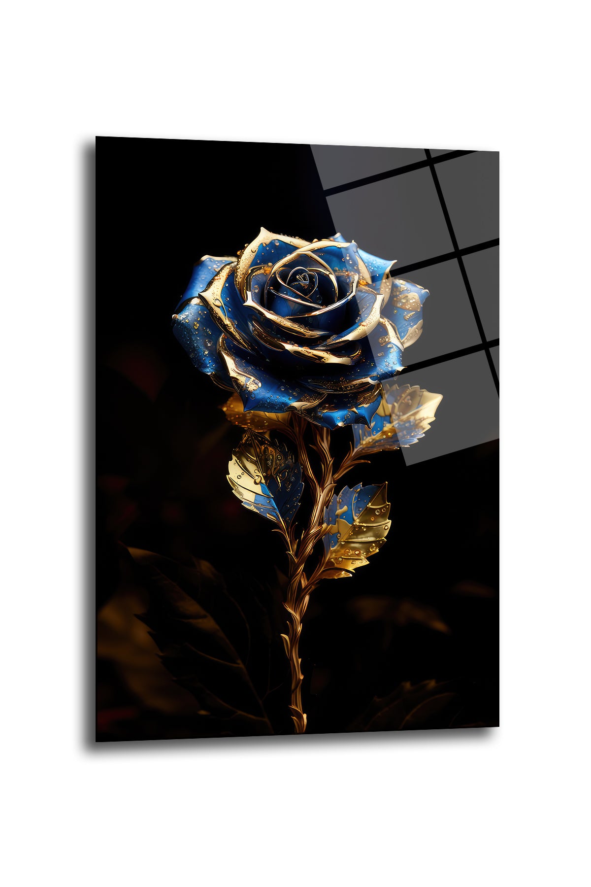 DEKORATİF DİKEY CAM TABLO - TT0238