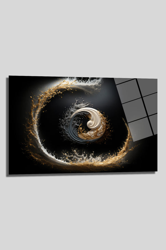 DEKORATİF YATAY CAM TABLO - TT0176