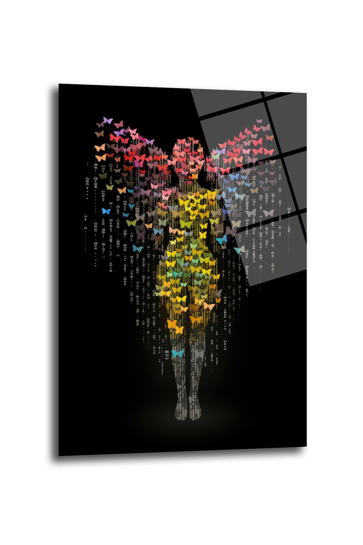 DEKORATİF DİKEY CAM TABLO - TT0500