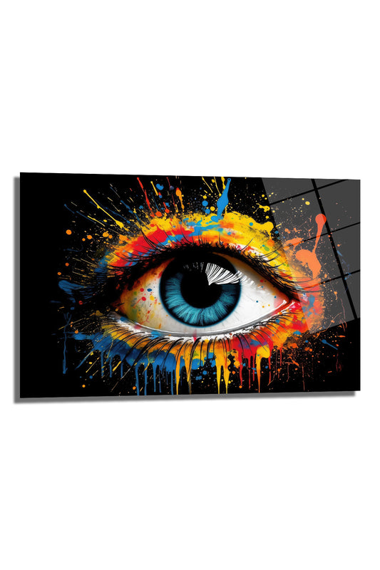 DEKORATİF YATAY CAM TABLO - TT0372