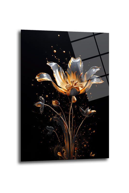 DEKORATİF DİKEY CAM TABLO - TT0512