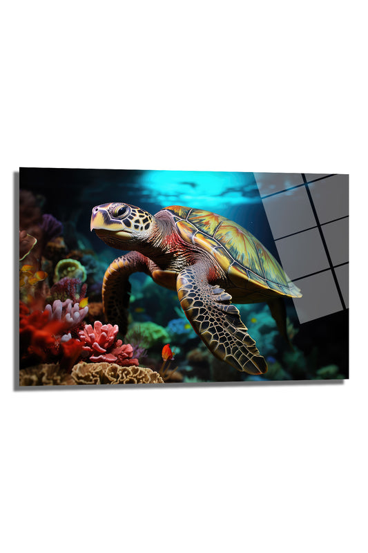 DEKORATİF YATAY CAM TABLO - TT0212