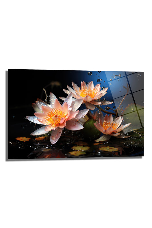 DEKORATİF YATAY CAM TABLO - TT0253